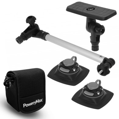 PATO Borika Pack + PoweryMax PX10 Black Rectangular Stand